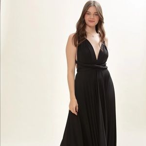 TwoBirds Slate bridesmaid dresses